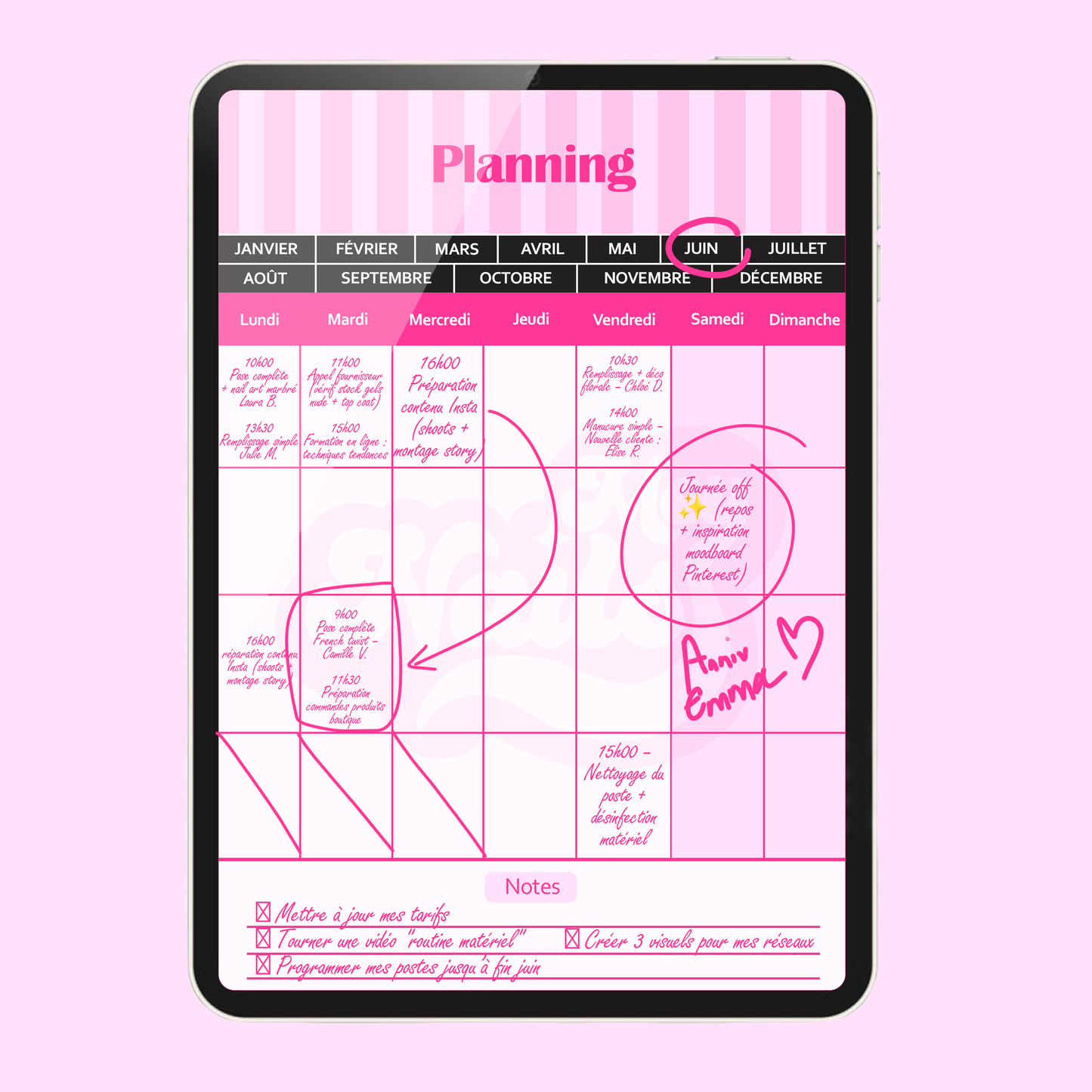 Nail Planner digital : libère l’artiste qui est en toi ! 💅